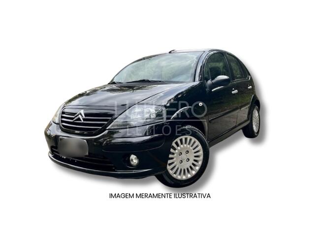 CITROEN/C3 EXCL 14 FLEX, 2008/2008, Preta, Flex