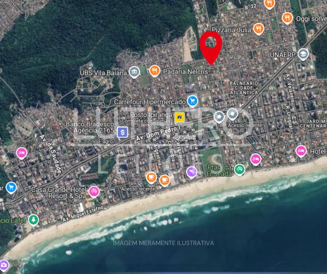 LOTE DE TERRENO do Loteamento PORTAL DO GUARUJÁ, A.T 364,28m², próximo à praia da Enseada, GUARUJÁ/SP