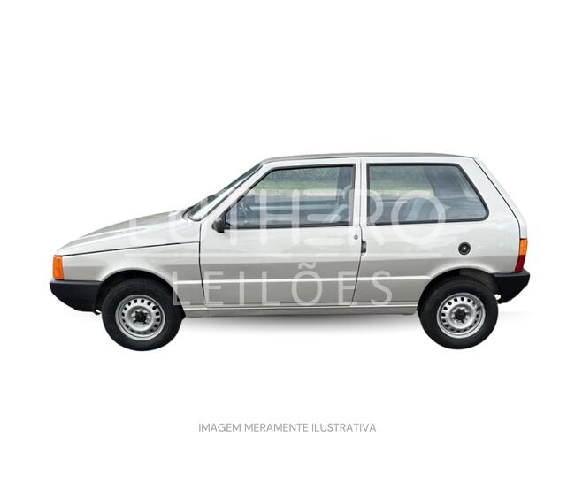 UNO MILLE, 1992/1993, Cinza, Gasolina.