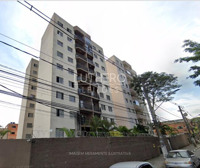 APTO. A.U. 62,10m², nº 74 do  Edif. Coroa Vermelha, 1 vaga de garagem, Canhema, Diadema/SP