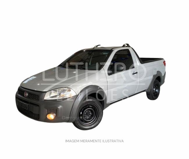Fiat Strada Fire CE Flex, 2009/2009, Prata, Flex.