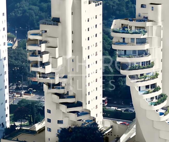 APTO  DUPLEX, A.U 453,24m², nº 12 do Cond. Edif. Roof, 3 vagas de garagem, Morumbi, São Paulo/SP