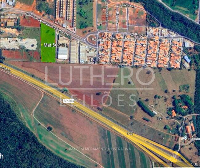 50% de GLEBA DE TERRA, A.T 17.504,40m², Zona Industrial, Jd Mirandola, Americana/SP
