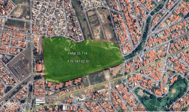 TERRENO com A.T 76.141,82m², Chácara Santa Eudóxia, Campinas/SP