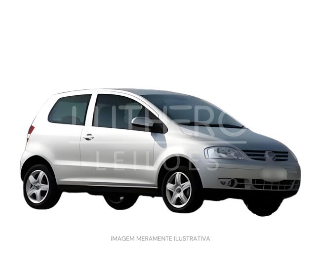 VW/FOX 1.0, 2006/2007, Prata, Flex
