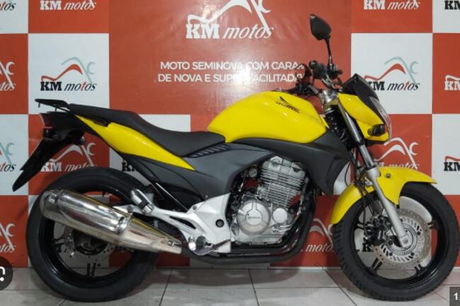HONDA/CB 300R,2009/2010, Amarela, Gasolina.