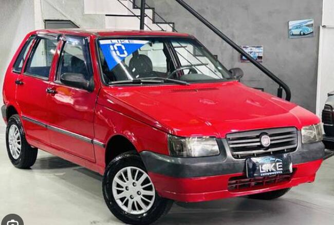 FIAT/UNO MILLE ECONOMY, 2010/2011, Vermelha, Flex.