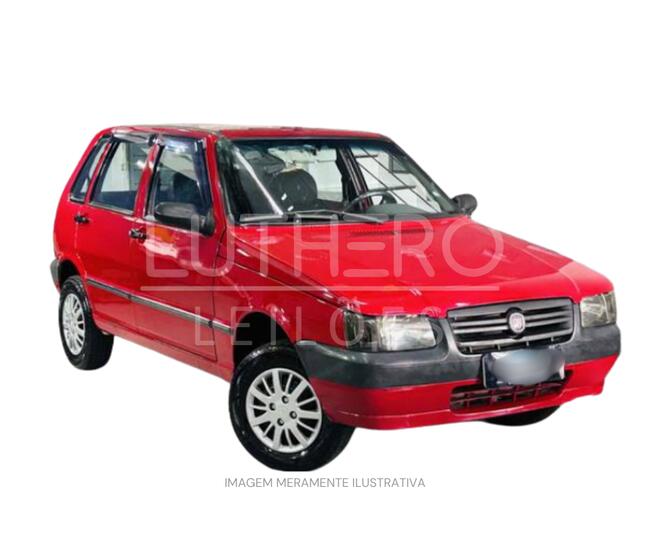 FIAT/UNO MILLE ECONOMY, 2010/2011, Vermelha, Flex.