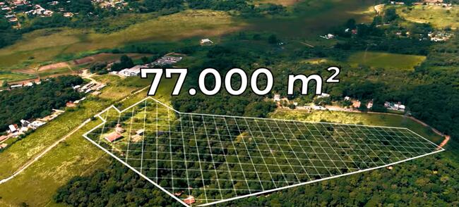 TERRENO, A.T 77.000m², com casa sede e casa de caseiro, lago de 1.000m² com nascente, Ibiuna/SP.