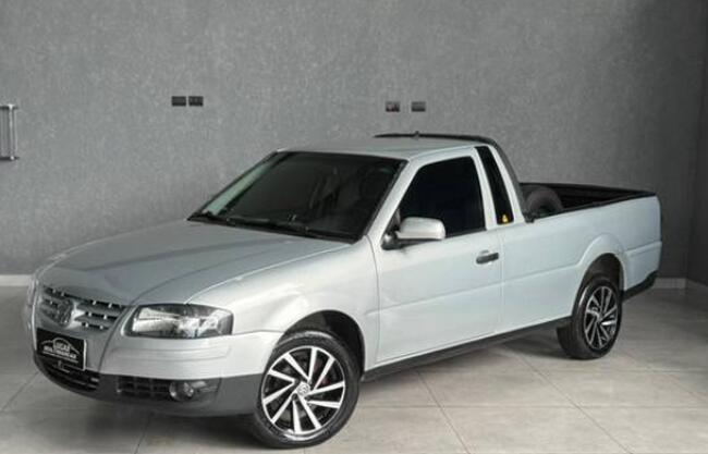 CAMINHONETE VW/SAVEIRO 1.6, 2008/2008,Prata, Flex.