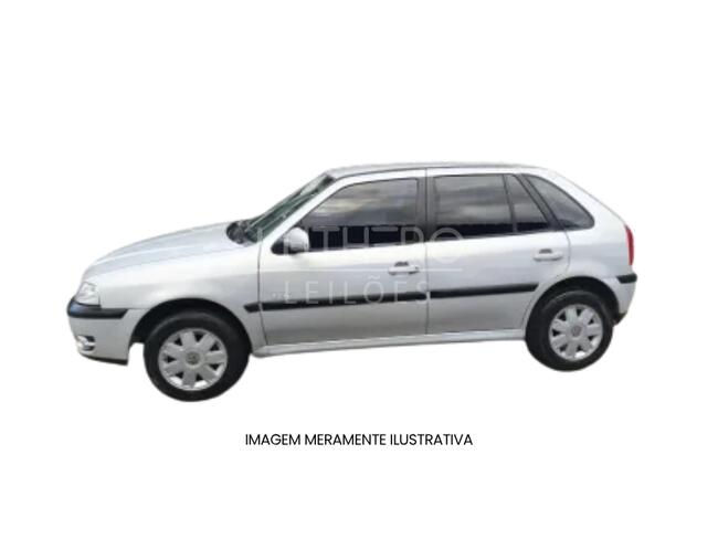 VW/GOL 1.0., 2005/ 2006, Cinza, Gasolina.