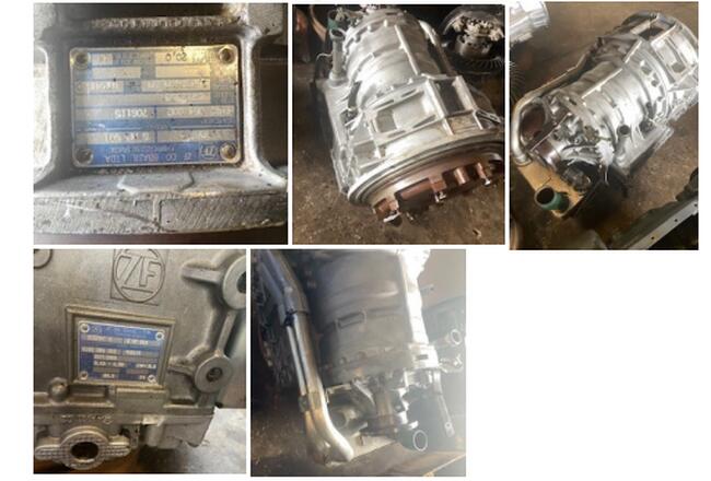 UM CÂMBIO AUTOMÁTICO MODELO COMAT 4,6 MP 604. Marca: ZF do Brasil Ltda, lista/peças nº 4182 064 002, série 706/15, destinado a ônibus Volvo e Mercedes-Benz Axor e outros