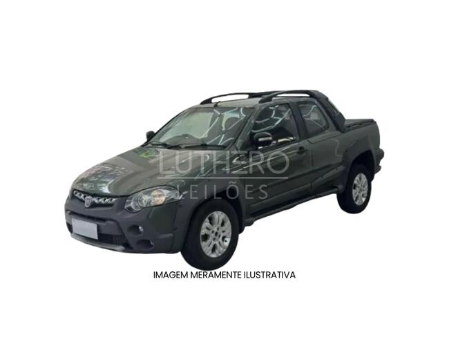 FIAT/STRADA ADVENTURE CD,  2011/2012,  Verde, Flex.