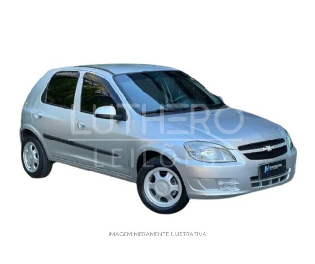 CHEVROLET/CELTA 1.0L LT, 2013/2013, Prata, Flex, em bom estado de conservação e funcionamento