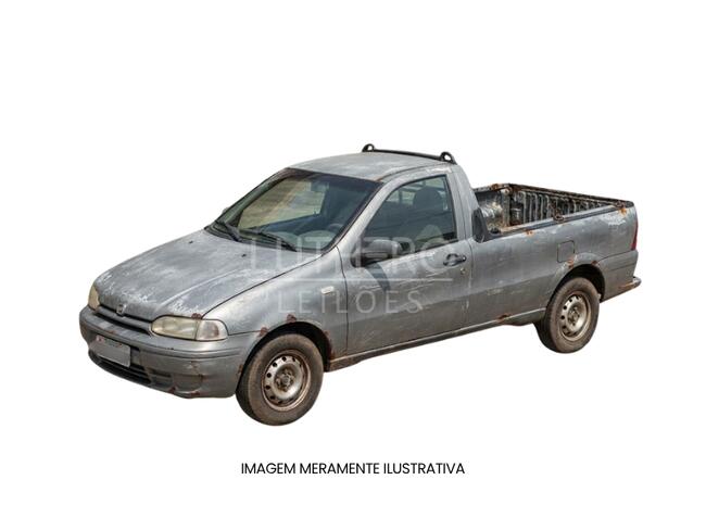 FIAT/STRADA WORKING, Cinza, Gasolina, 2000/2001