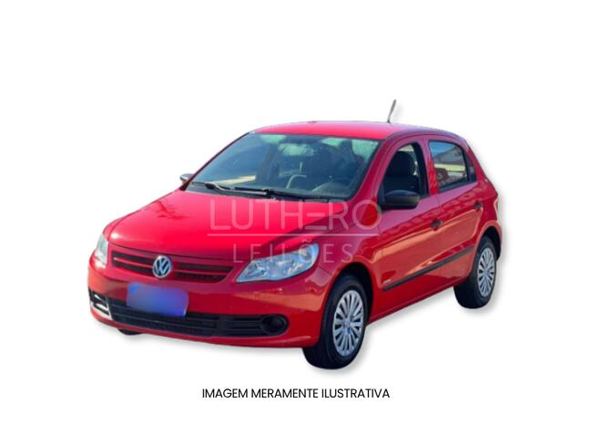 VW/GOL 1.0, 2011/2012, Vermelha, Flex