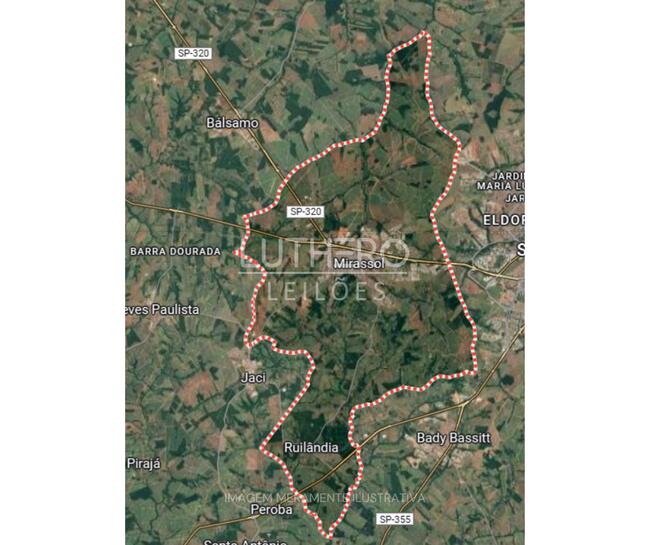 33,33% da parte ideal da NUA PROPRIEDADE de um imóvel rural, com a área de 04,50há (quatro hectares e cinquenta ares) de terras - Fazenda Santa Rita, MIRASSOL/SP.