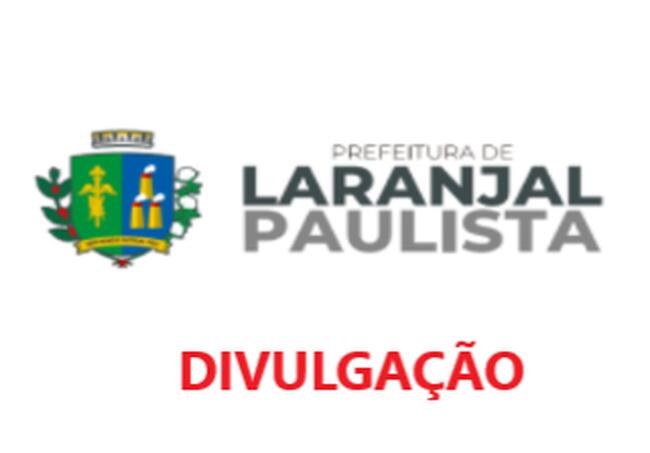 DIVULGAÇÃO - PREFEITURA DE LARANJAL PAULISTA (VEÍCULOS PRISMA, GOL, C4, KOMBI, ÔNIBUS, DOBLO, FOX, PARATI, SANTANA, SAVEIRO, DUCATO, MASTER), PLOTTER E MÁQ. DE RAIO X )