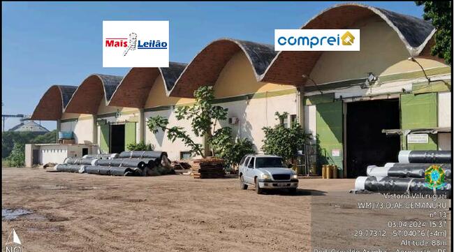 IMÓVEL INDUSTRIAL C/ 132.245,46 M² DE AC.(13 EDIFICAÇÕES), NA ROD. BR 290 KM 717, DIST. RODOVIÁRIO, URUGUAIANA / RS