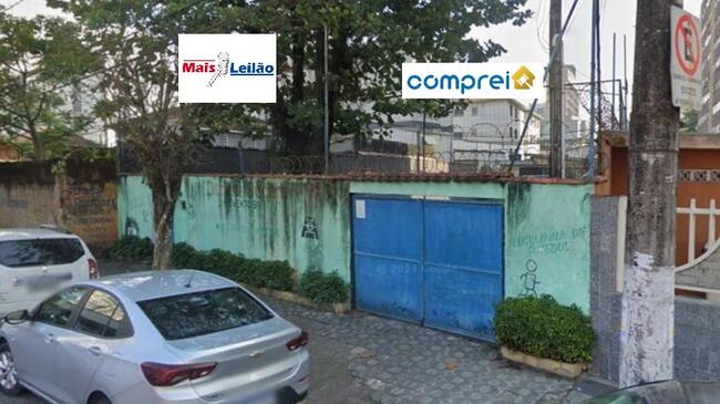 TERRENO CONTENDO EDÍCULA EM ALVENARIA, C/ ÁREA TOTAL DE 177,41 M², LOCALIZADO NA RUA COMENDADOR MARTINS, SANTOS / SP