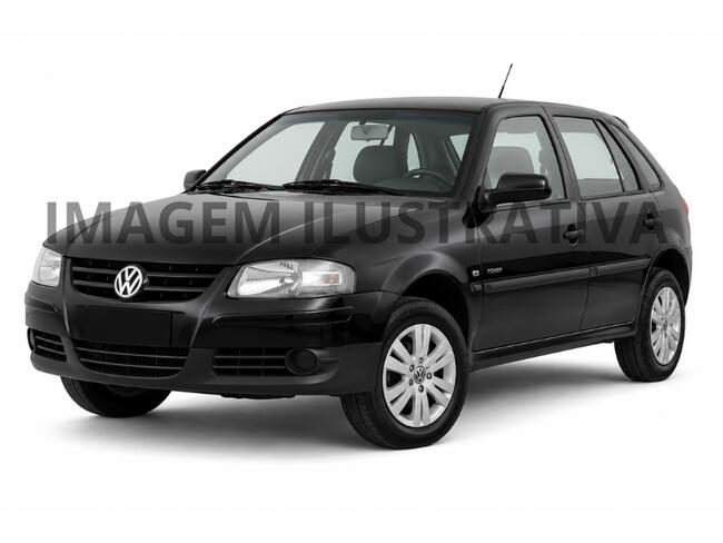 UM VEÍCULO VW/GOL 1.6 POWER ANO 2009/2010, FLEX, NA COR PRETA, EM APARECIDA/SP
