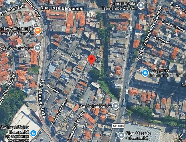 UM TERRENO C/ 40M² E BENFEITORIAS NO JARDIM TREMEMBÉ, SÃO PAULO/SP