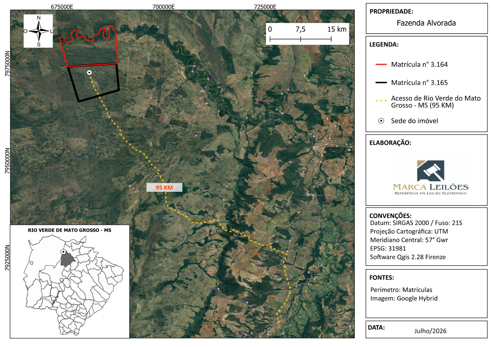 Imóvel Rural em Leilão em Rio Verde De Mato Grosso / MS - 227990