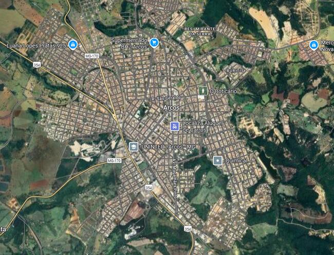 Fazenda Santana | Com Área De Pastagem E Plantação De Eucalipto | Arcos/mg, localizado em Arcos - MG