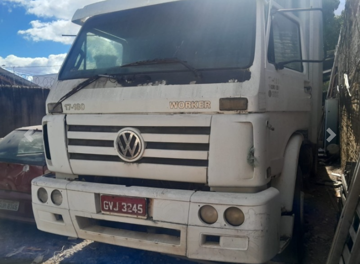 CAMINHÃO VW/17.180 | EURO3 WORKER | PLACA GVJ3245 | ANO/MOD. 2007/2008 | MONTES CLAROS /MG