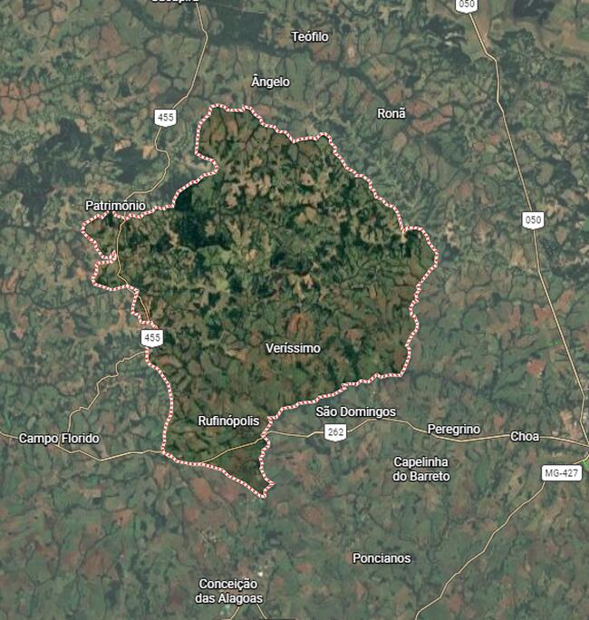 FRAÇÃO  50% DE 1/14 AVOS | PROPRIEDADE RURAL| ÁREA 44,10,45 HECTARES |VERÍSSIMO/MG- Parcelamemto 30x