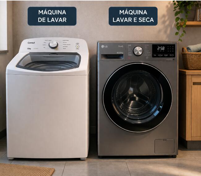 MÁQUINAS DE LAVAR E SECAR ROUPAS I CONSUL E ELETROLUX I CONTAGEM/MG