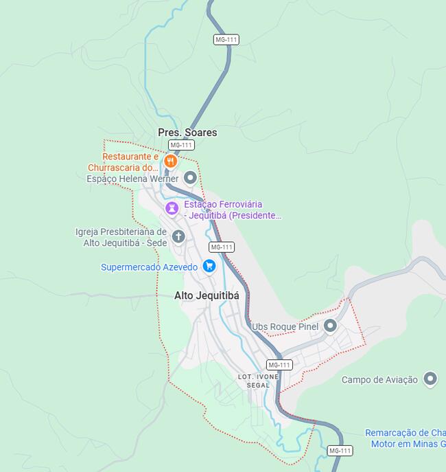 ÁREA RURAL | 16.27.45HA | S/BENFEITORIAS | CORREGO DAS POMBINHAS | JEQUITIBÁ/MG - Possibilidade de Parcelamento