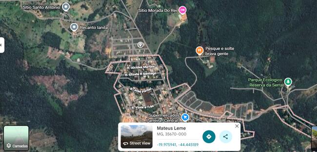 TERRENO | ÁREA 200M² | BANDEIRANTES | MATEUS LEME/MG