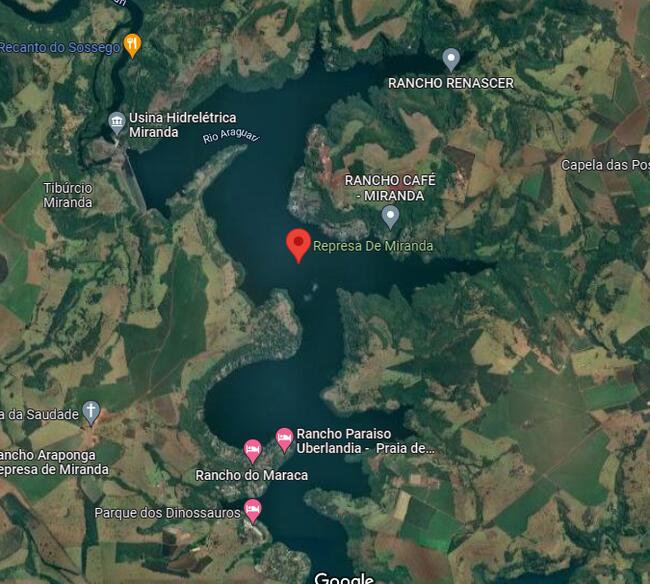 FAZENDA POUSO ALEGRE | 96.800,00M² | MARINA + CLUBE + 04 CHALÉS + BAR E RESTAURANTE + 03 PISCINAS + TOBOÁGUA | REPRESA MIRANDA | UBERLÂNDIA/MG
