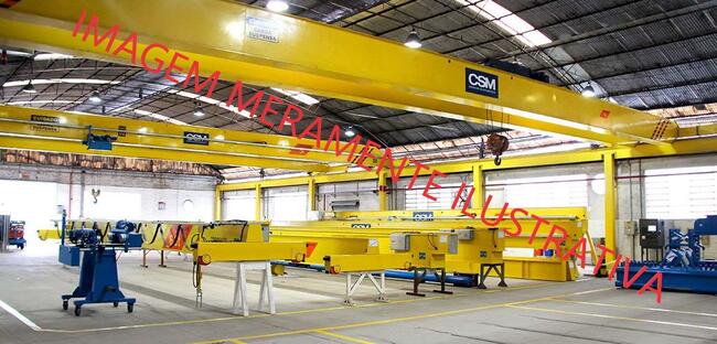 DIVERSOS EQUIPAMENTOS INDUSTRIAIS | PONTES ROLANTES | SERRA FITA, TORNO, FRESADORA