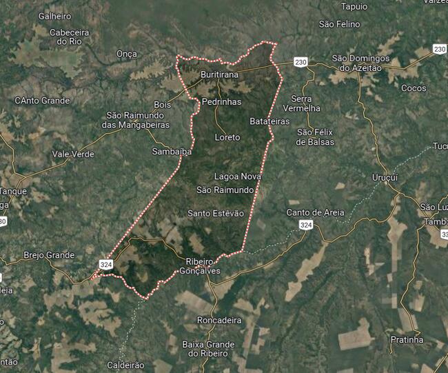 FAZENDA OTTONELLI | GLEBA BURITIANA |  ÁREA DE 200,00,00HA | LORETO/MA