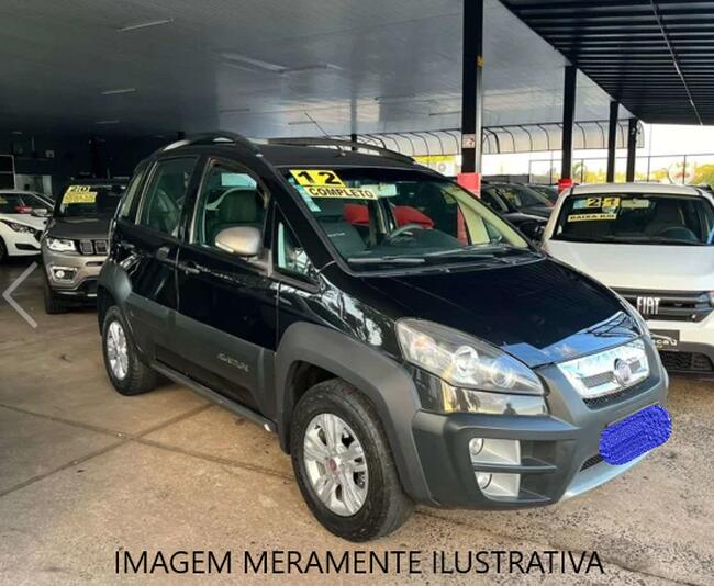 FIAT/IDEA ADVENTURE DUAL|PRETO|  FLEX | ANO/MOD 2011/2012