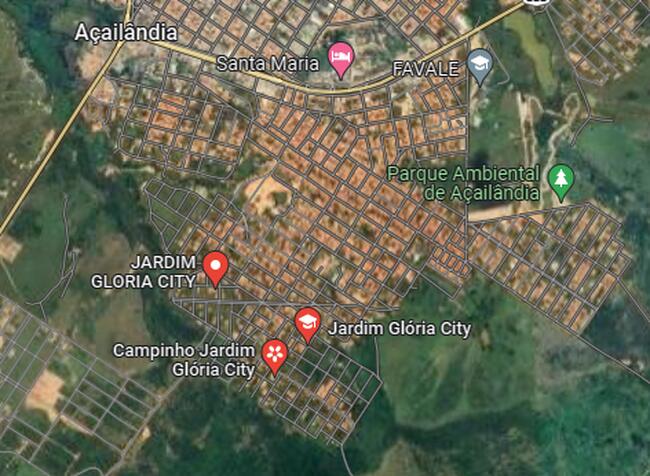 02 LOTES NO LOTEAMENTO DENOMINADO "JARDIM GLÓRIA CITY" | RUA JOÃO OLIVEIRA | AÇAILÂNDIA/MA