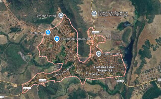 LOTE DE TERRAS, LOCALIZADO EM FORTALEZA DOS NOGUEIRAS/MA