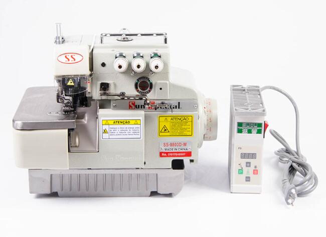2 MÁQUINAS DE COSTURA INDUSTRAL OVERLOCK | MOTOR DIRECT SS-8803 W  SUN SPECIAL