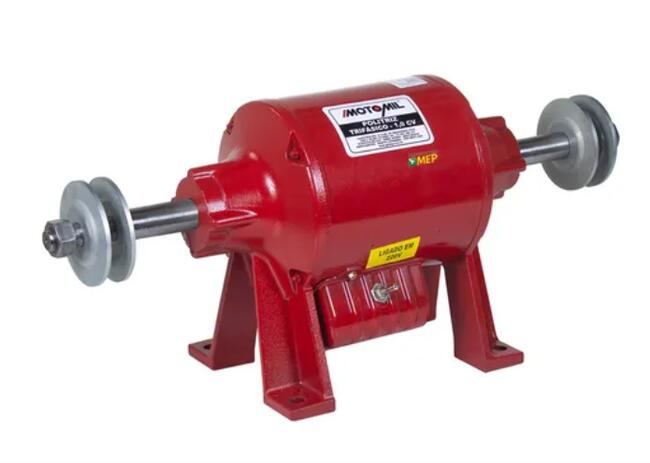 01 MÁQUINA POLIDORA E 01  MÁQUINA POLICORTE MARCA MOTOMIL