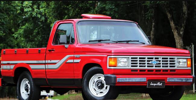 CAMINHONETE I GM/D20 I CUSTOM DELUXE | 1991/1991 | DIESEL I VERMELHA