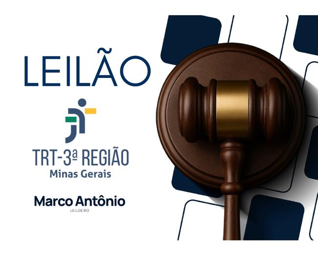 GRANDE LEILÃO DO TRT/MG - 15/10/2025
