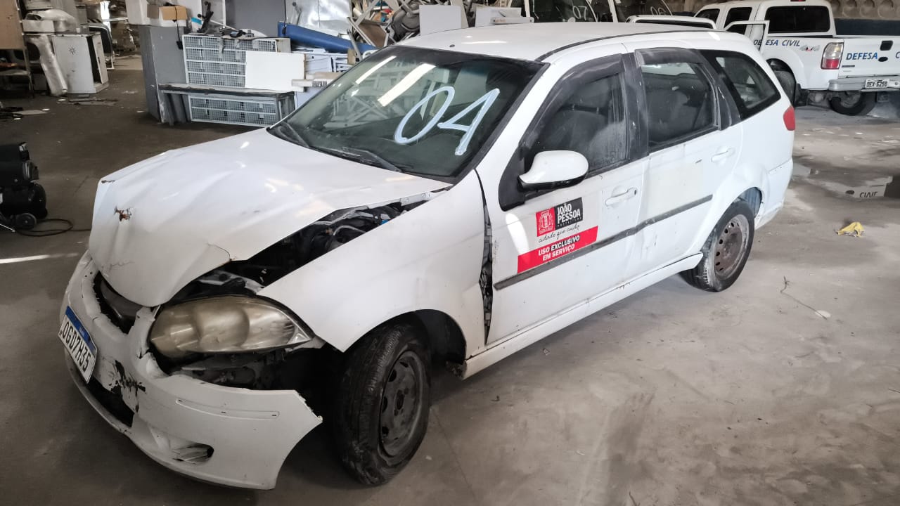 FIAT/PALIO WK ATTRAC 1.4 - PLACA: OGD-7H35 - ANO/MODELO: 2013/2013 - CHASSI: 9BD373121D5027470 - RENAVAM: 551803886 - COMBUSTÍVEL: ALCOOL/GASOLINA - COR: BRANCA