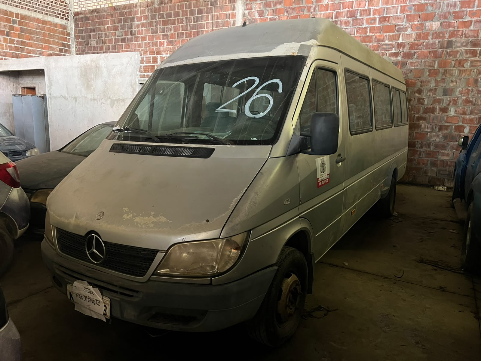 I/M.BENZ 313 CDI SPR - PLACA: NQI-3458 - ANO/MODELO: 2010/2010 - CHASSI: 8AC904663AE035320 - RENAVAM: 259854190 COMBUSTÍVEL: DIESEL - COR: PRATA