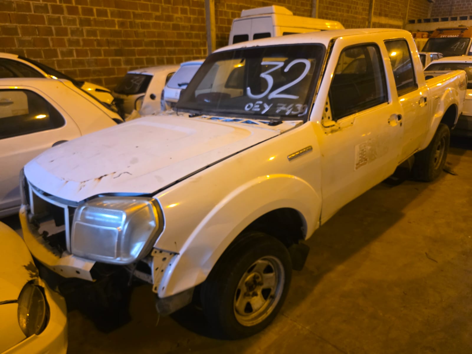 I/FORD RANGER XL 13P - PLACA: OEY-7439 - ANO/MODELO: 2011/2011 - CHASSI: 8AFER13P2BJ434047 - RENAVAM: 358482097 - COMBUSTÍVEL: DIESEL - COR: BRANCA