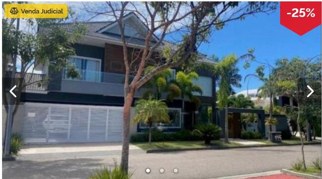 CASA DE CONDOMÍNIO - Casa de alto padrão com 2 pavimentos e área total de 681,00m², localizada no Condomínio Quintas del Lago, Rua Ernani Vasconcelos, 115, Barra da Tijuca, Rio de Janeiro/RJ