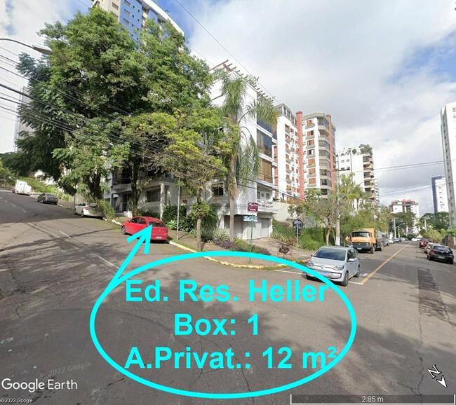 LEILÃO JUDICIAL DE UM BOX N° 01 SUB-SOLO DO EDF. RES. HELLER C/ AREA TOTAL DE 29,12M² - NOVO HAMBURGO