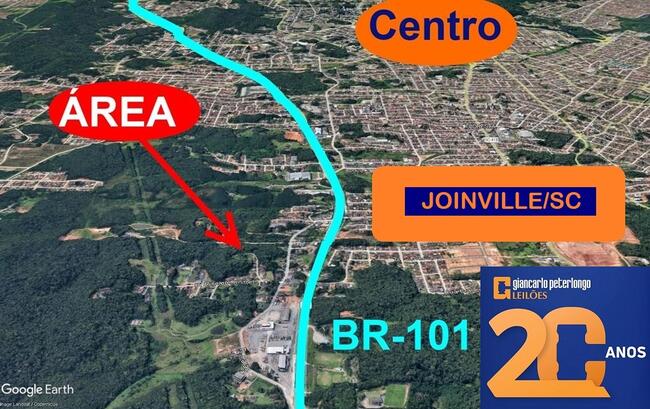 VENDA DIRETA  JUDICIAL DE TERRENO - EM JOINVILLE /SC