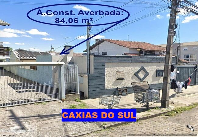 LEILÃO JUDICIAL DE UM TERRENO URBANO COM CONSTRUÇÃO EM ALVENARIA NO BAIRRO DESVIO RIZZO - CAXIAS DO SUL/RS